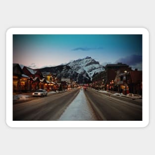 Banff Avenue Alberta Canadian Rockies Canada Sticker